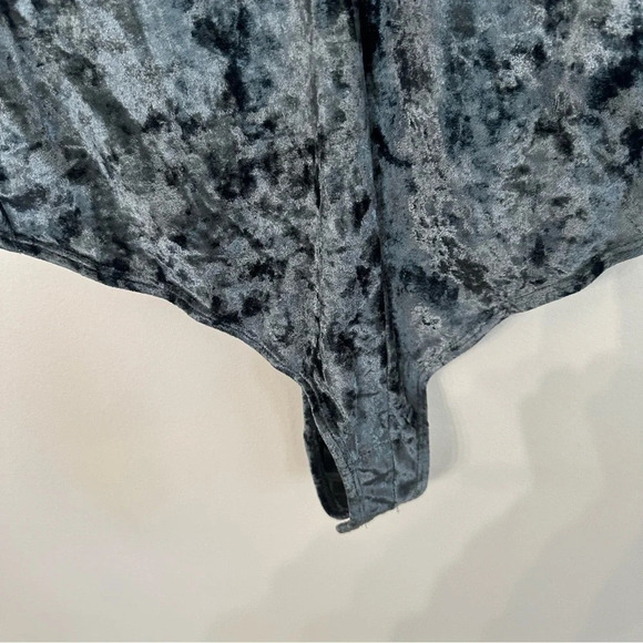Intimately Free People Sunflower Seed Velvet Puff Sleeve Bodysuit Size XS NWT - Picture 4 of 9